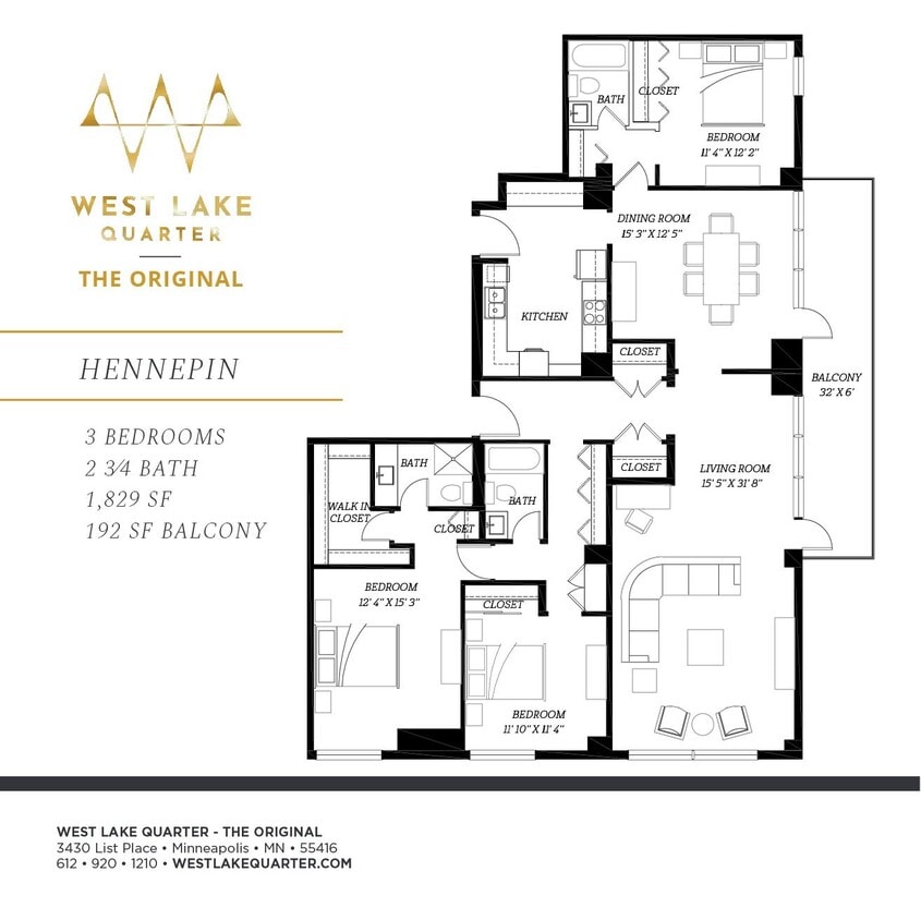 Floor Plan - Hennepin