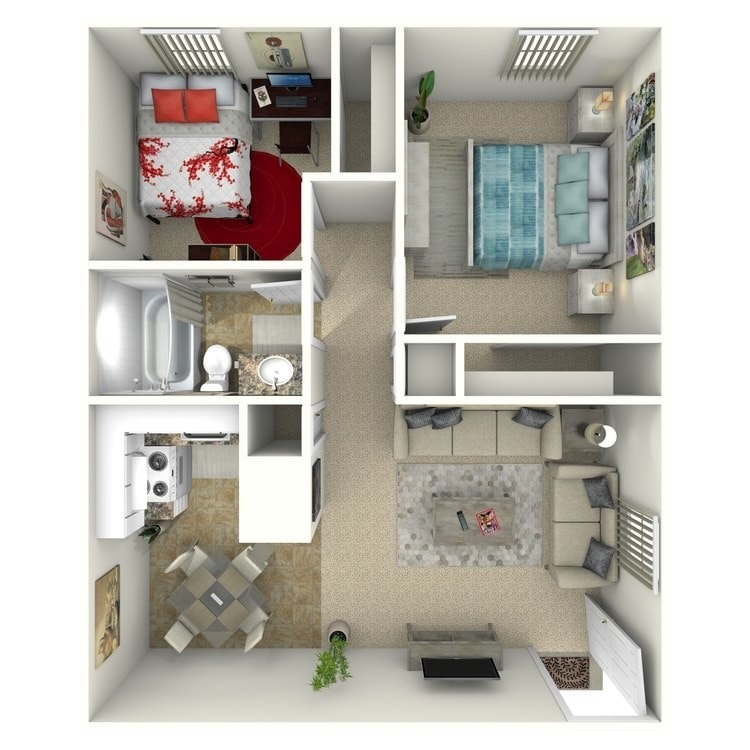 Overhead_385984.jpg - 2 Bed 1 Bath Up