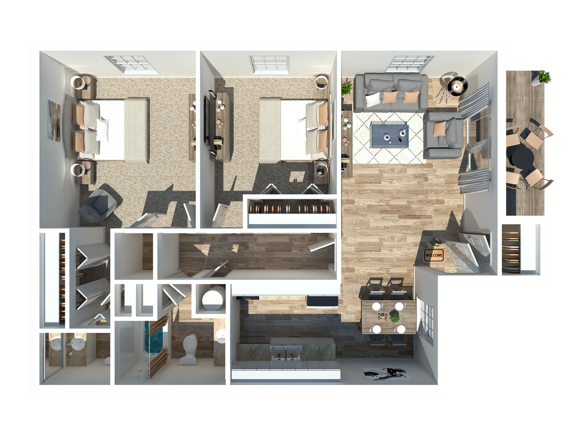 Kinley at the Park Garden Style - Two Bedroom