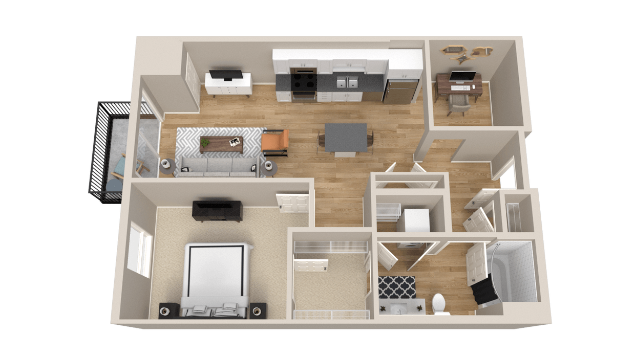 Floor Plan - Hayworth with Den