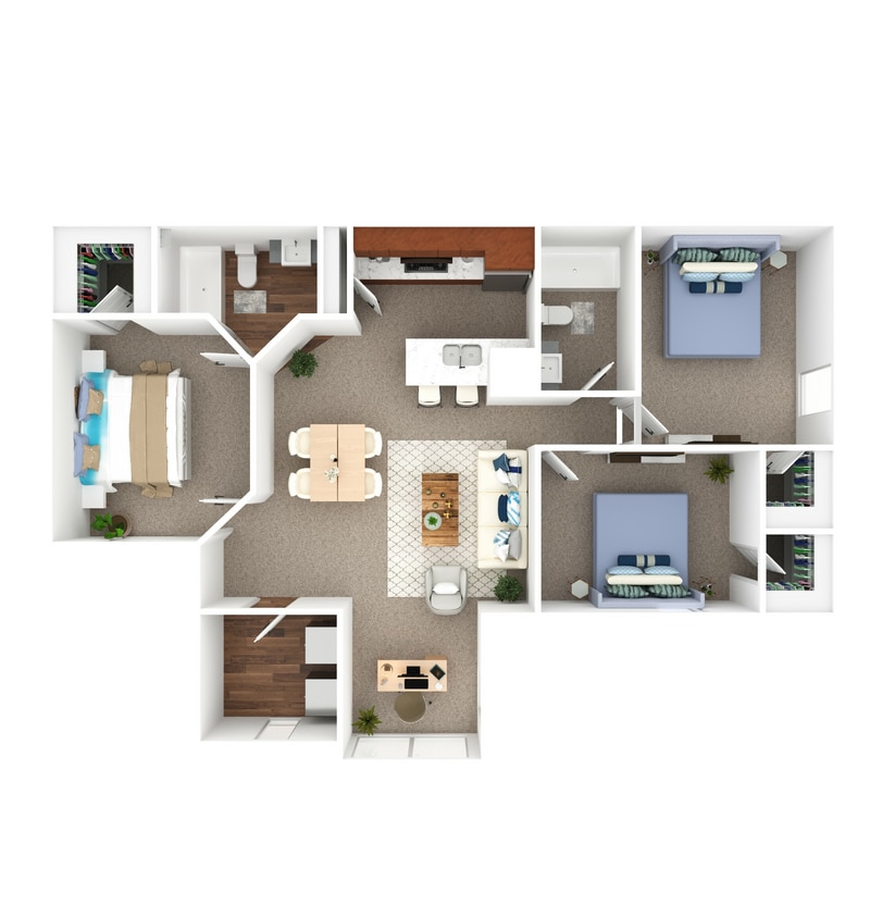 C1 Flamingo.jpg - C1 Flamingo - 3 Bedroom, 2 Bathroom