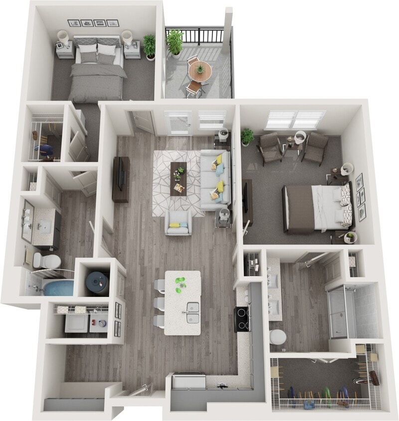Floor Plan - B2 - Cypress