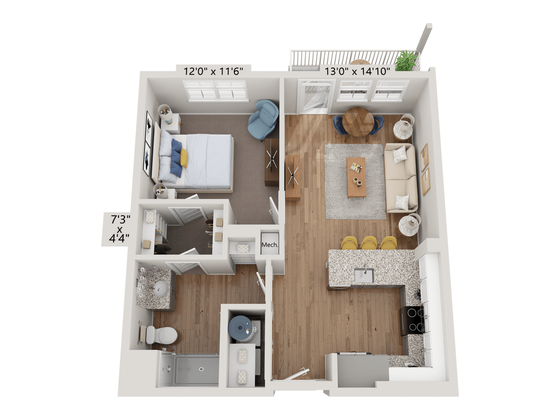 Floor Plan - A3 - Topaz