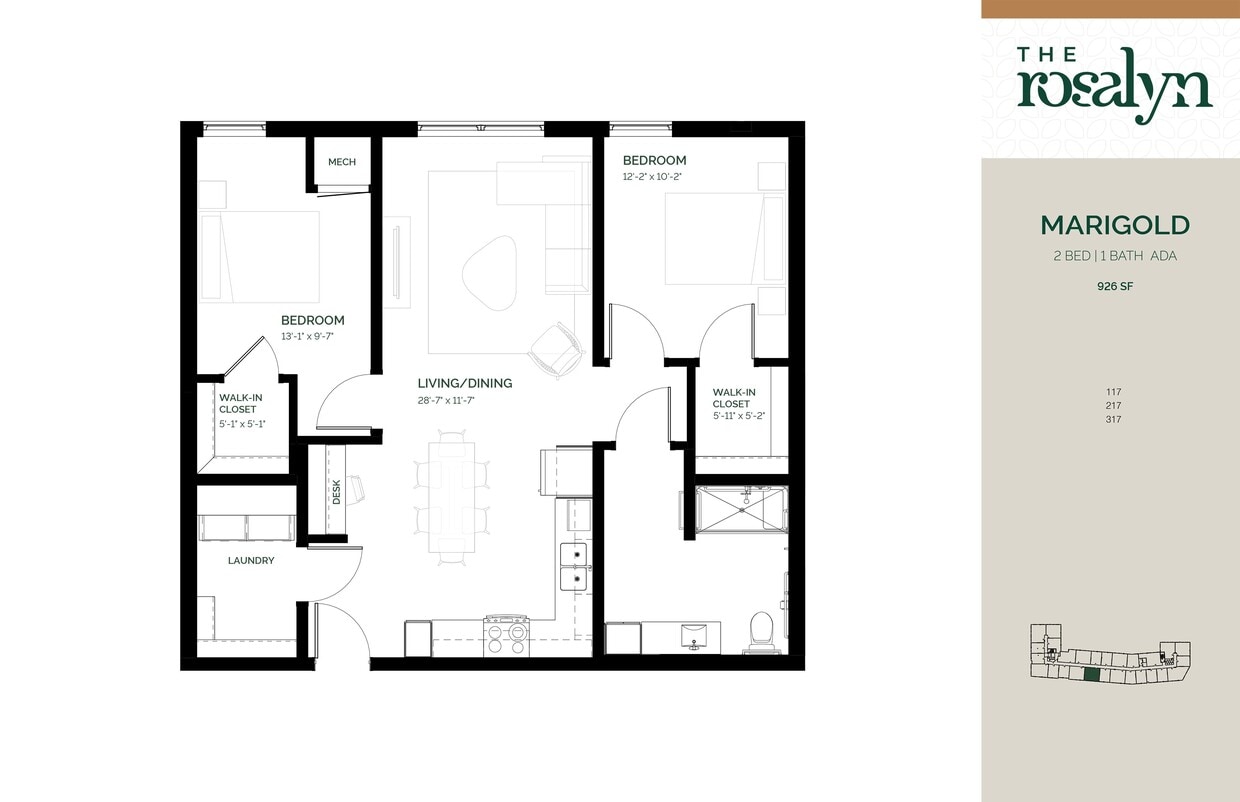 Floor Plan - Marigold