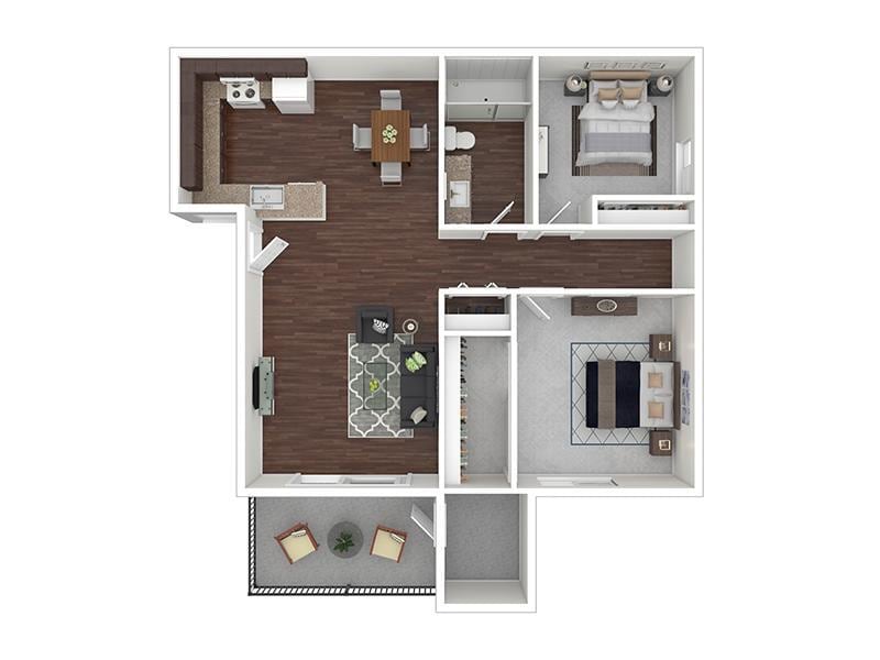 Floor Plan - 2 Bedroom