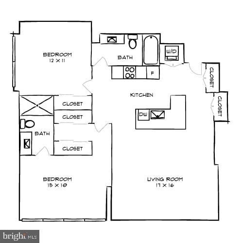 Photo - 2200 Benjamin Franklin Pkwy Unit 2B-W1712 Condo
