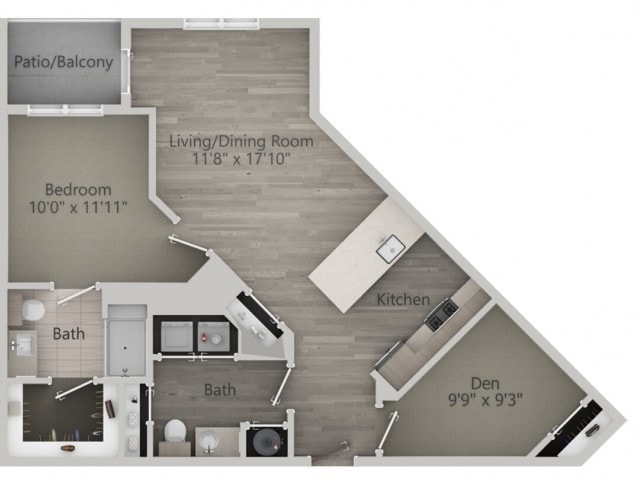 Floor Plan - Barnstable (1br+d_d)