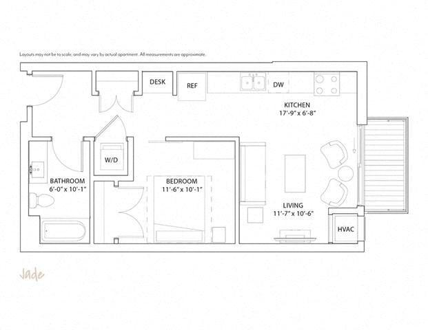 Floor Plan - Studio Jade