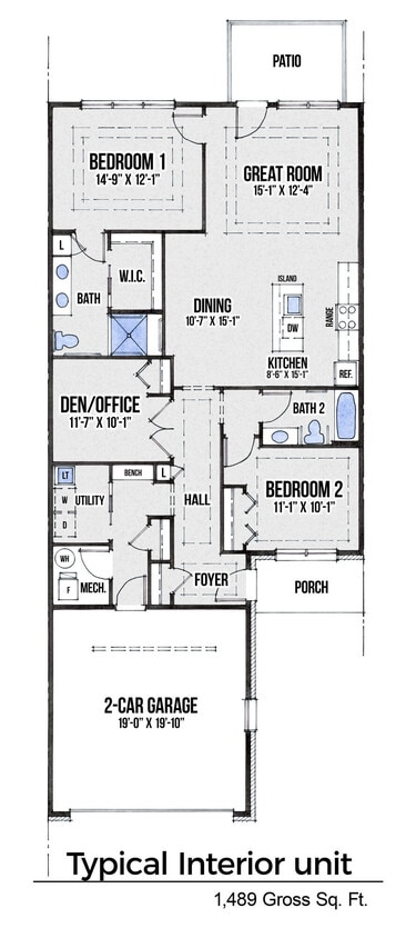 Floor Plan - The Riesling - Lake View
