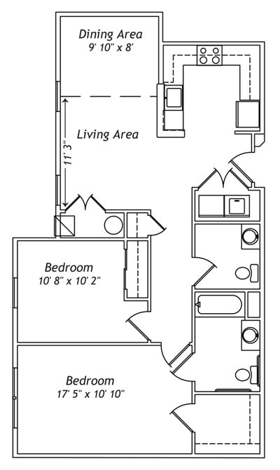 Floor Plan - 2 Bedroom