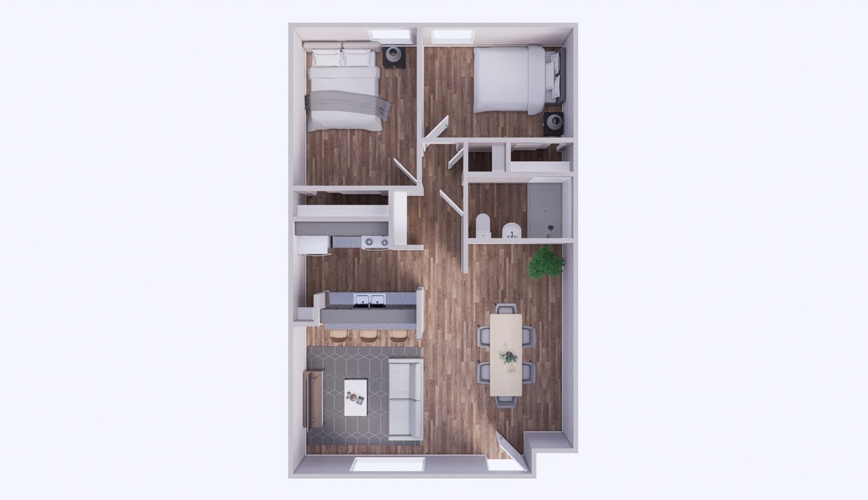Floor Plan - 2 Bedroom