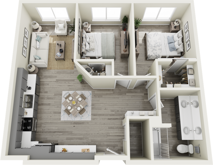 Floor Plan - 2 Bedroom
