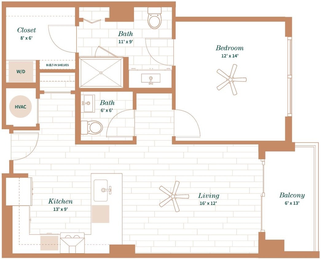 Floor Plan - Walnut