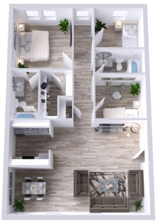 Floor Plan - 3 Bed 2 Bath Special