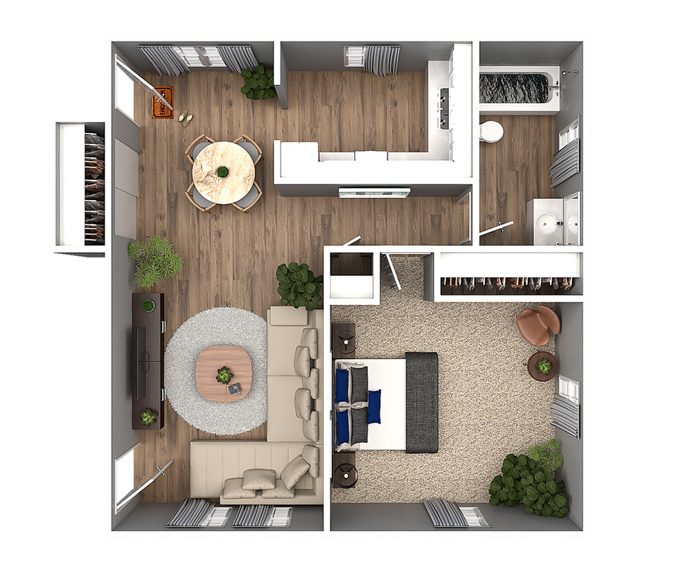 Explore the thoughtful design of this contemporary apartment, perfect for modern living. - Cumberland