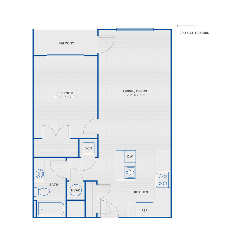 Myrtle floor plan The Village at Compass Pointe - Myrtle