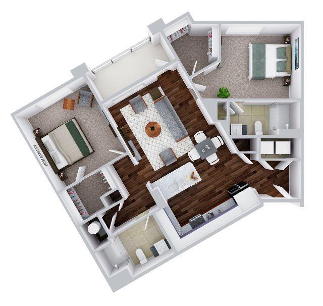 Picasso 2E | 2 bed / 2 bath - Picasso