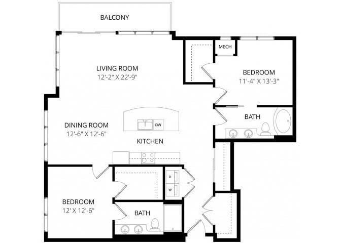 Floor Plan - Saffron C13