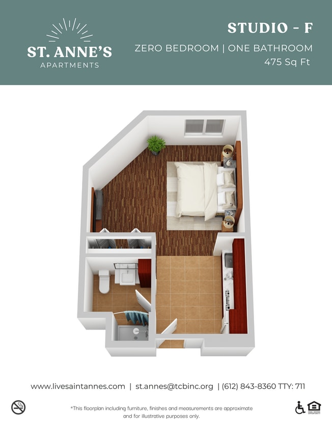 Floor Plan - Studio