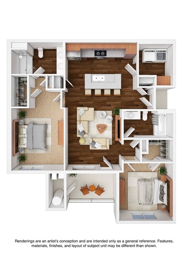 Floor Plan - Magnolia 2X2