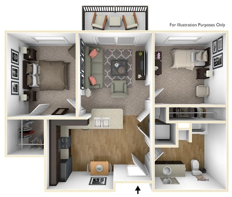 Floor Plan - Plan B | Age 55+