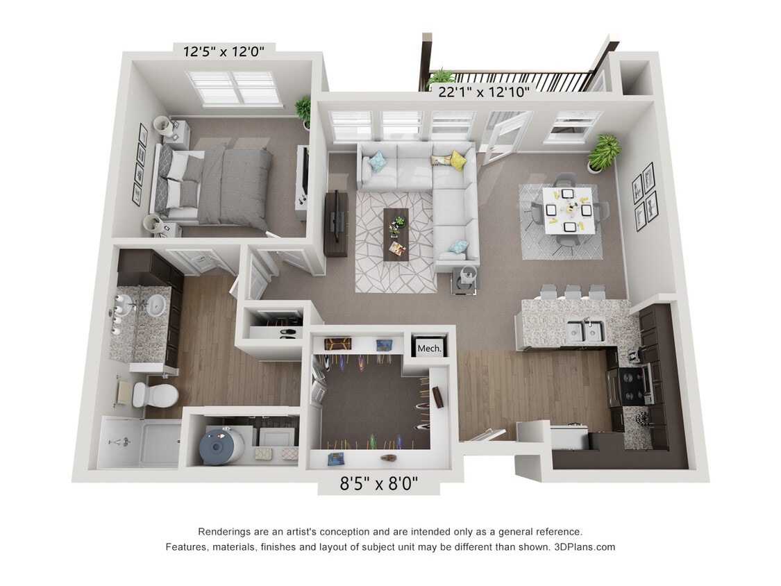 Floor Plan - The Milan - B1