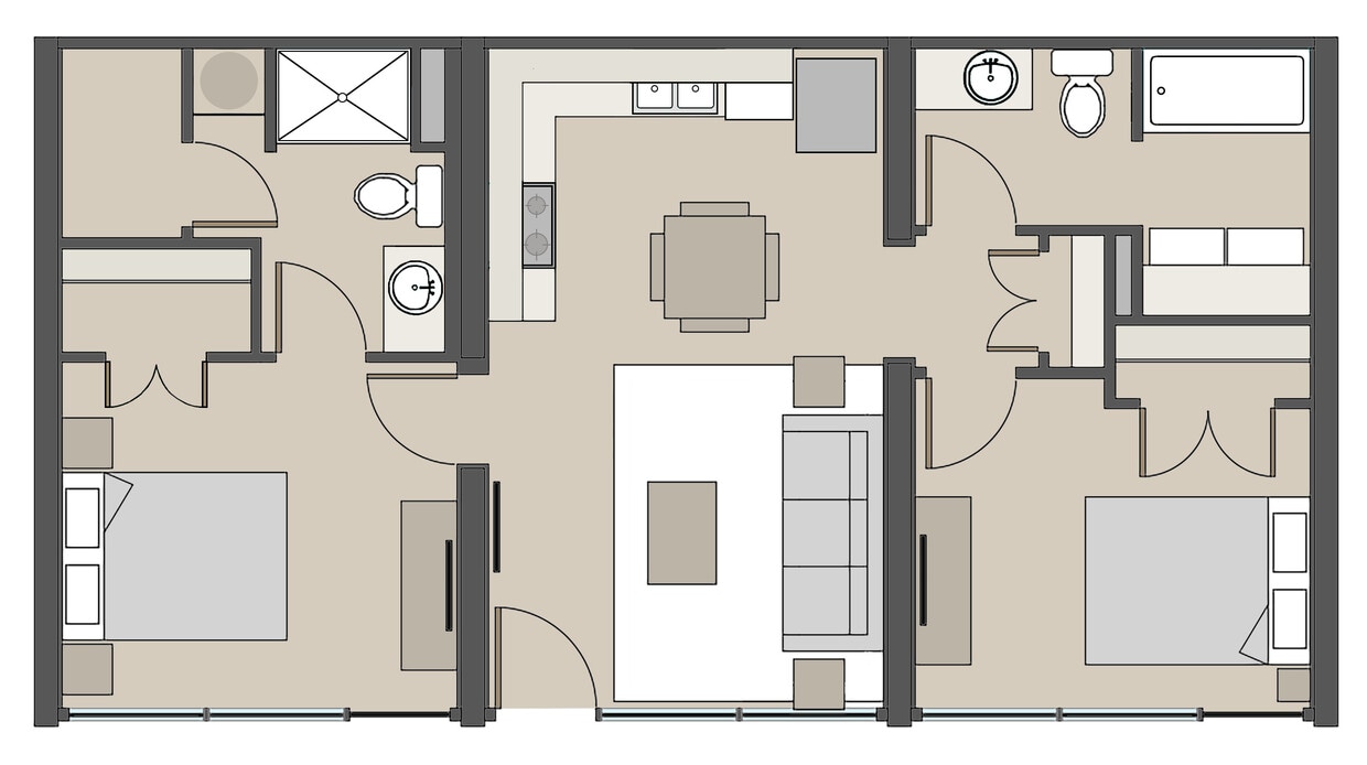 Floor Plan - Two Bedroom A