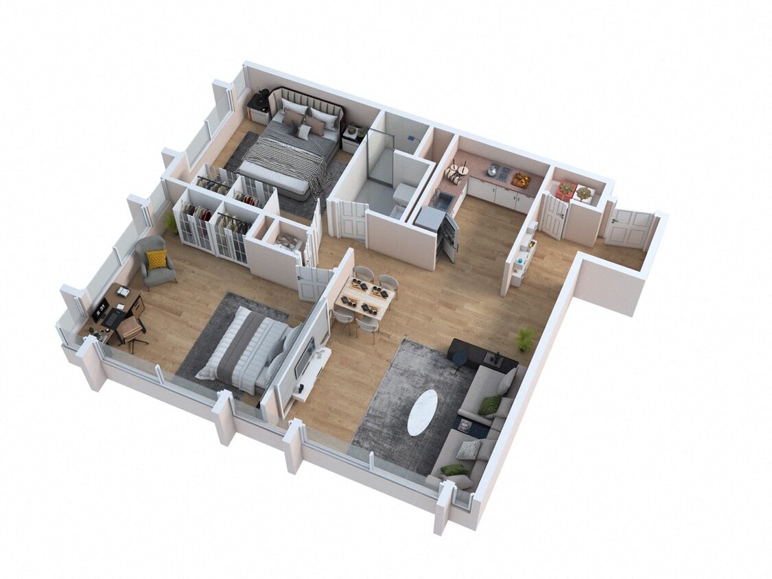 Floor Plan - Two Bedroom B