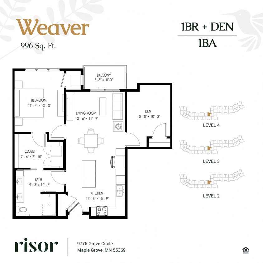 Floor Plan - Weaver