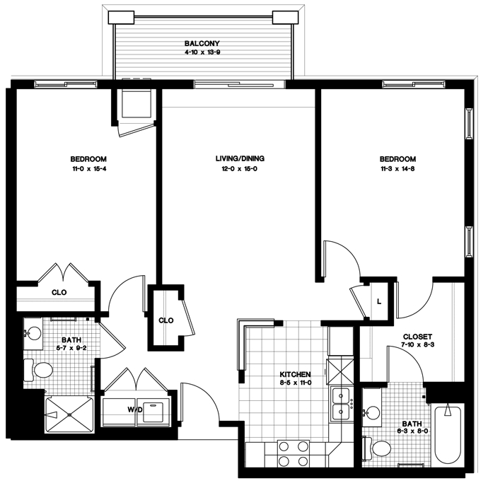 C2 - C2-Corner Two Bedroom