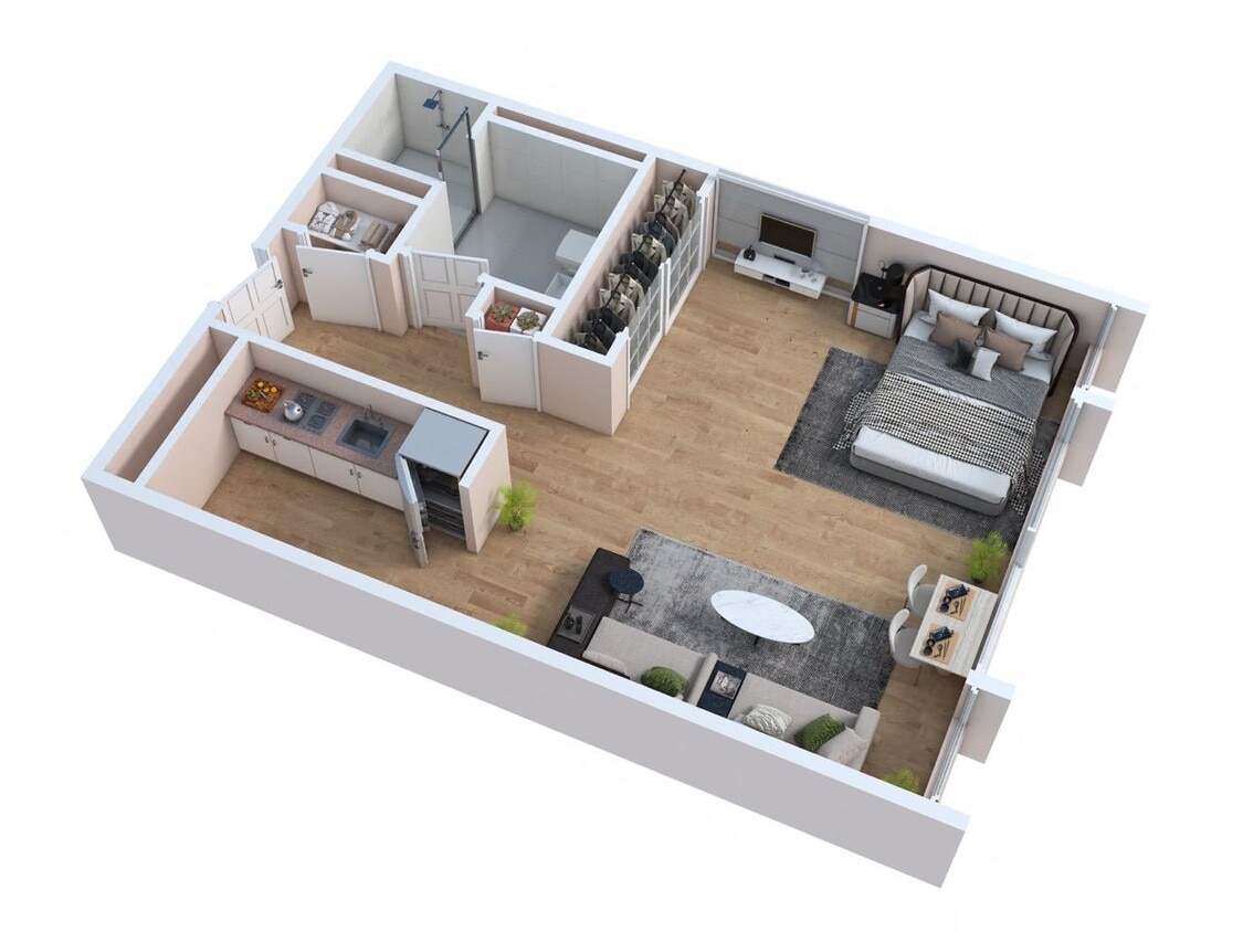 Floor Plan - Studio F