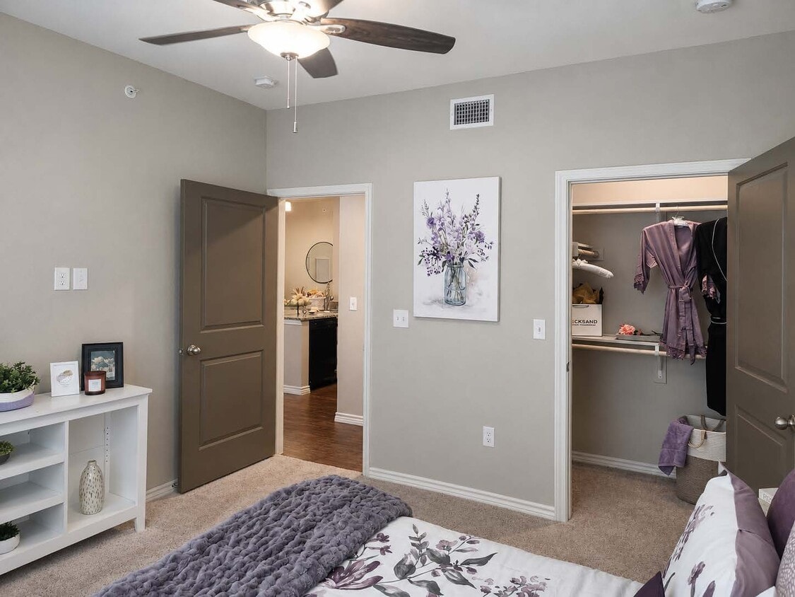 Bedroom with Walk In Closet - A1