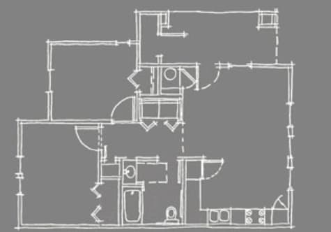 2BR/1BA - 2 Bedrooms