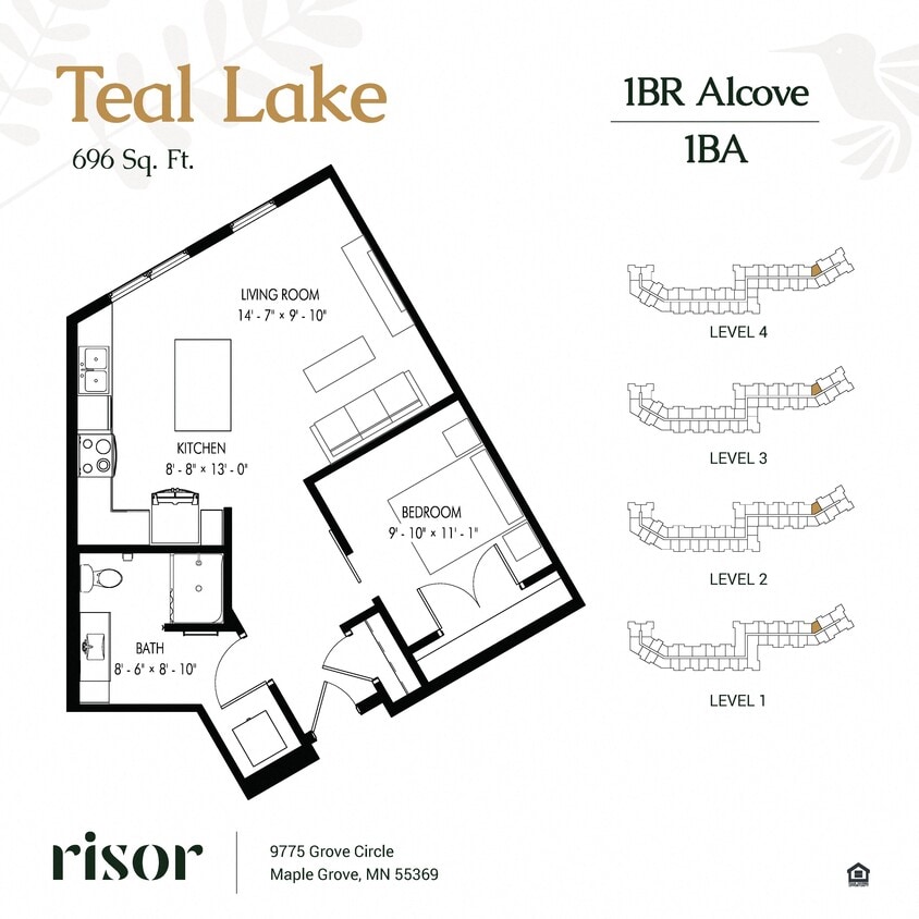 Floor Plan - Teal Lake