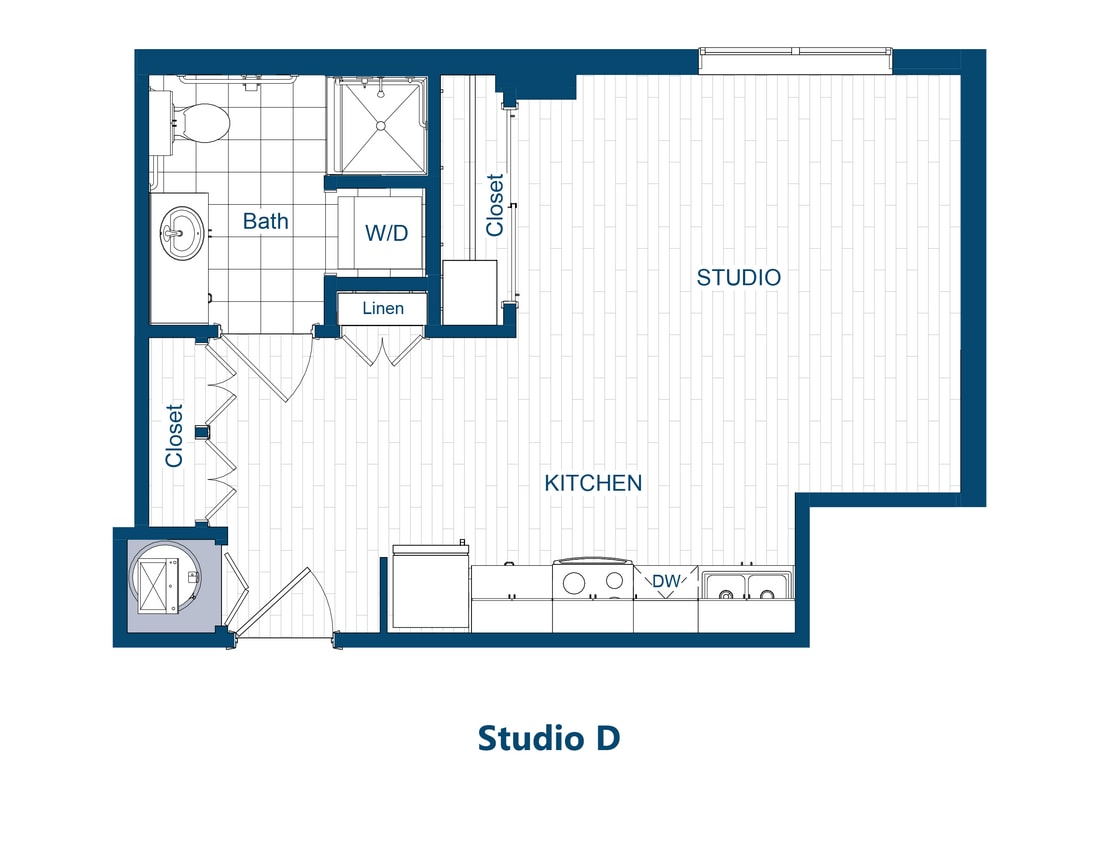 Floor Plan - Studio D