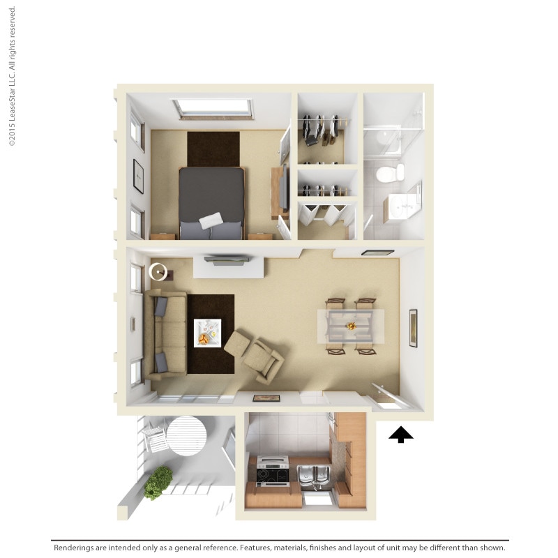 Floor Plan - The Monarch