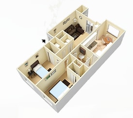 Floor Plan - 2 Bedroom