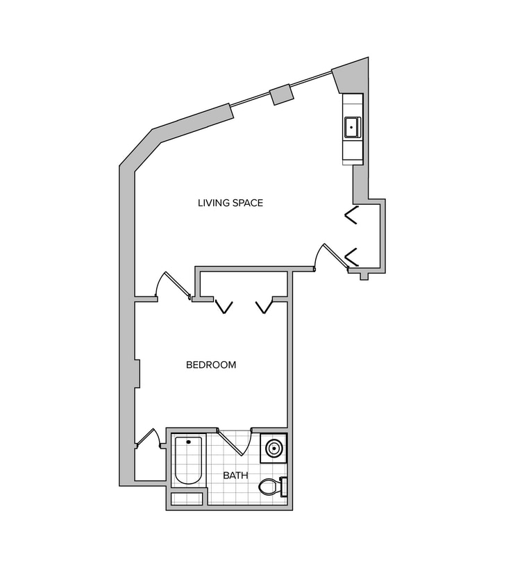 Floor Plan - The Brownstone