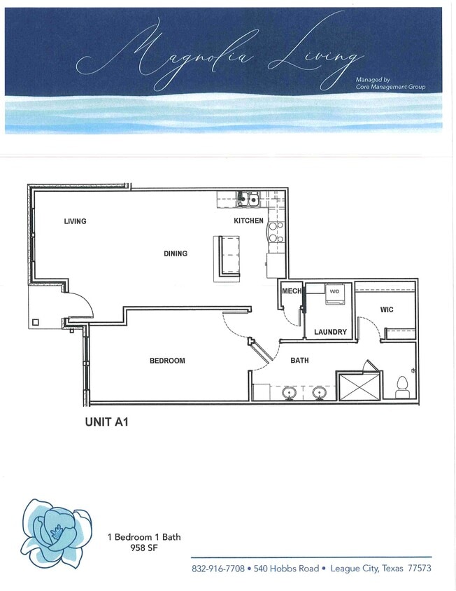 Floor Plan - 1x1