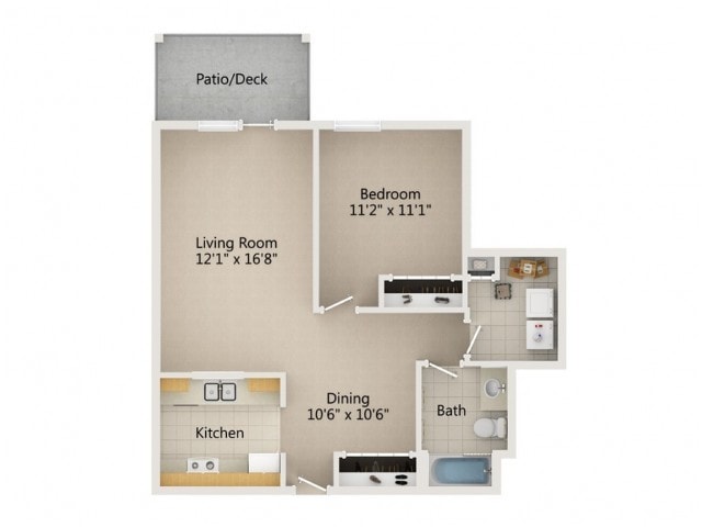 1 Bedroom - G1