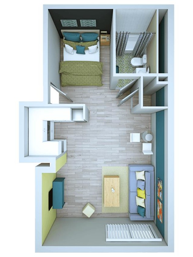 Floor Plan - Studio