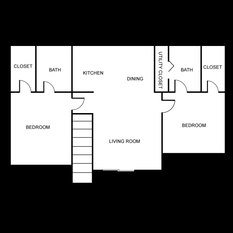 2BR/2BA - 2x2