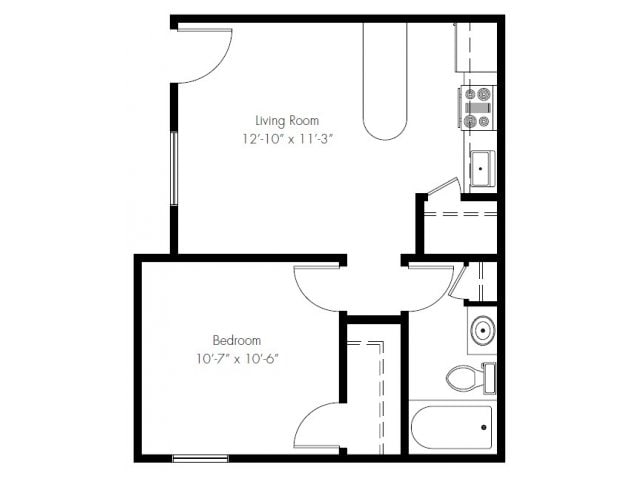 1br/1ba - A1