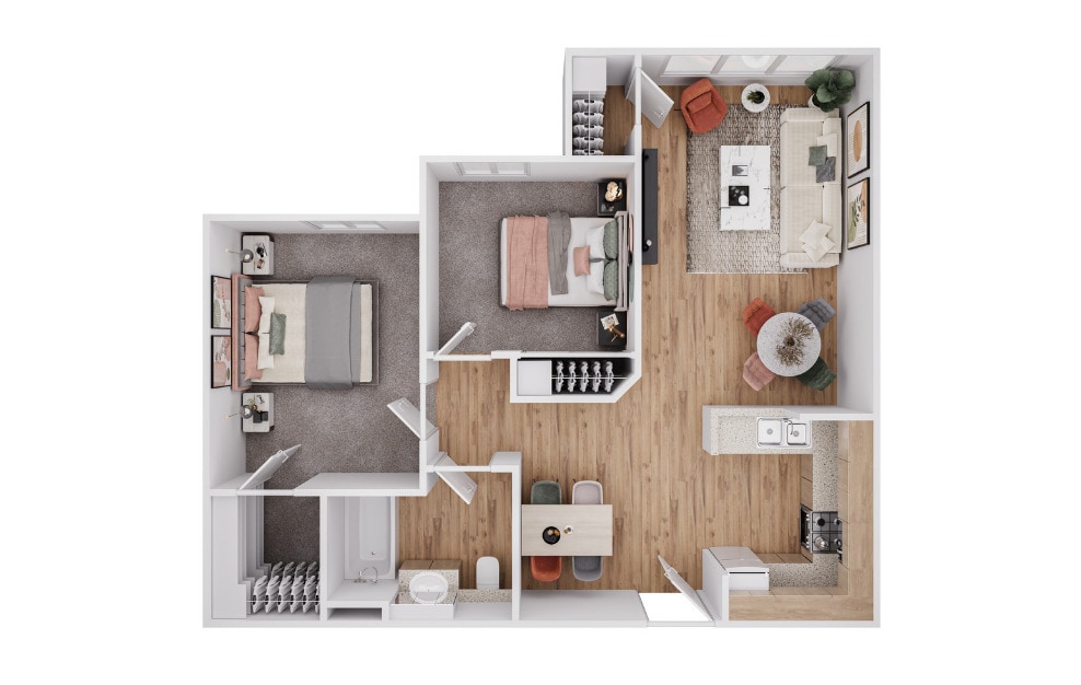 Two Bedroom Floorplan - Two Bedroom