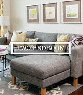 Floor Plan - Two Bedroom One Bath